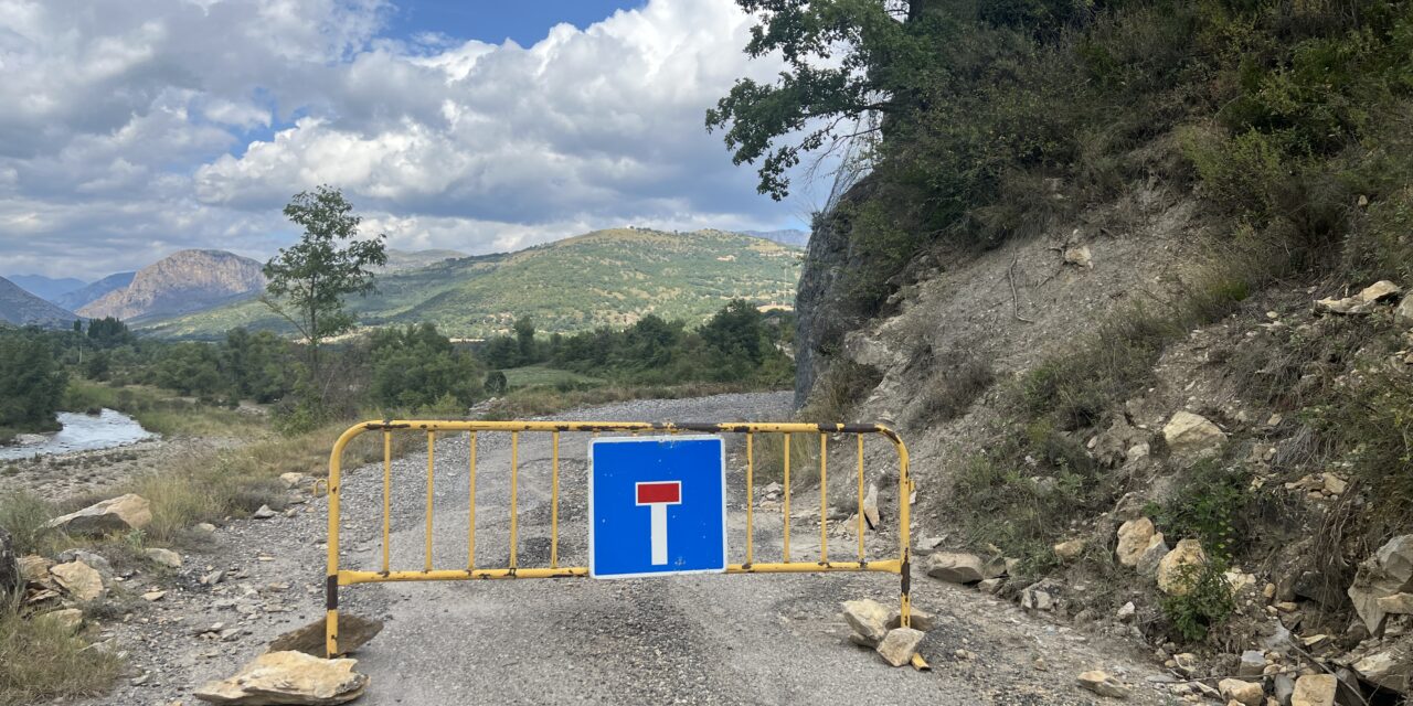 TALLADA LA PISTA DEL BARRANC DEL SOLÀ