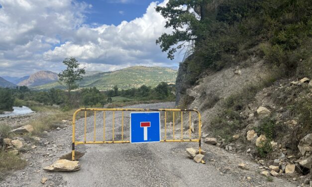 TALLADA LA PISTA DEL BARRANC DEL SOLÀ