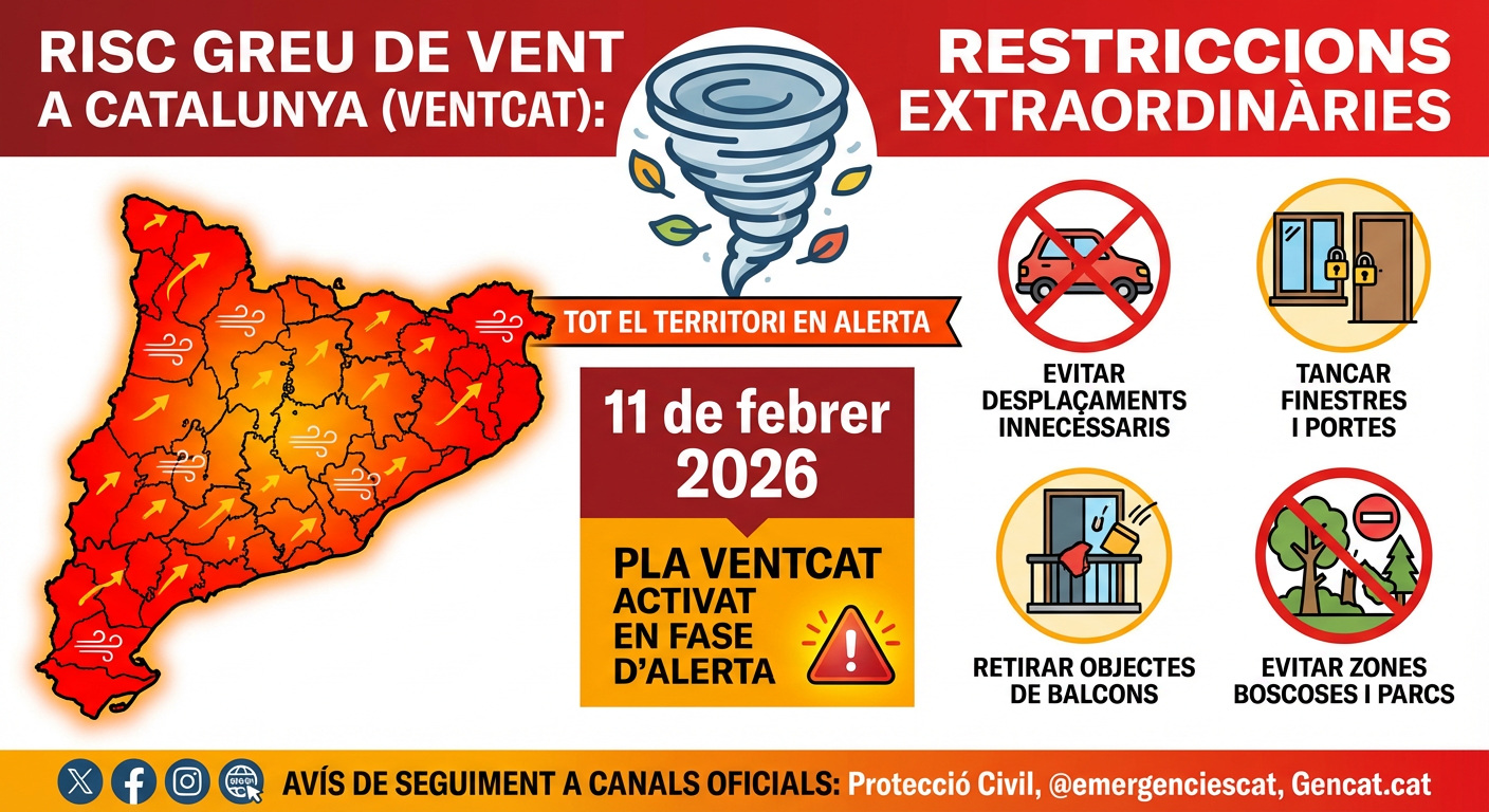 LA GENERALITAT ACTIVA EL PLA VENTCAT