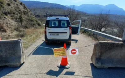 TALLAT L’ACCÉS PER LA N-230 A MONT-REBEI