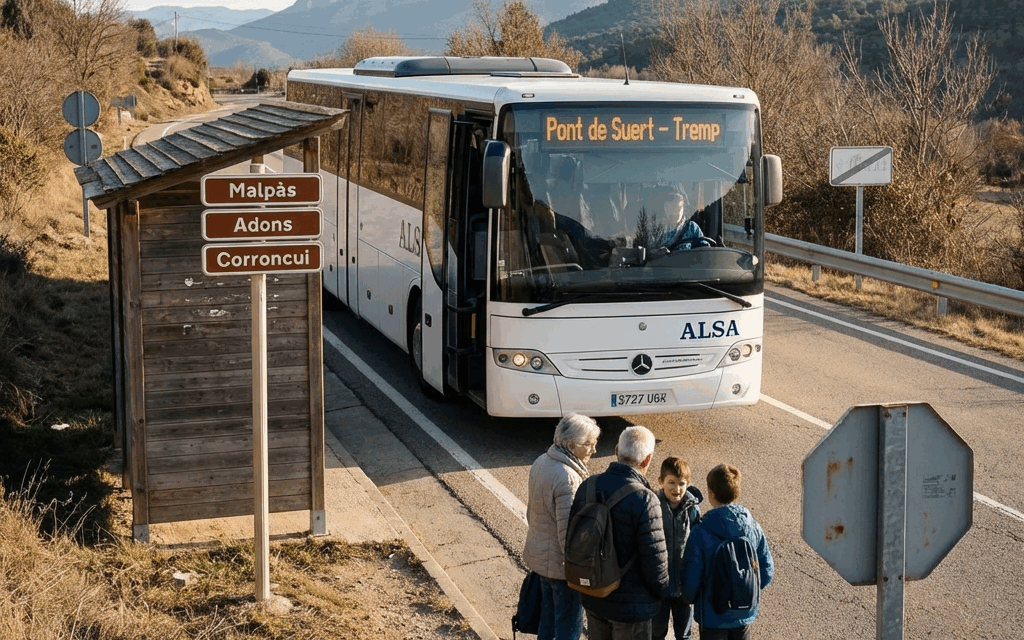NOVES PARADES DE BUS A L’ALTA RIBAGORÇA