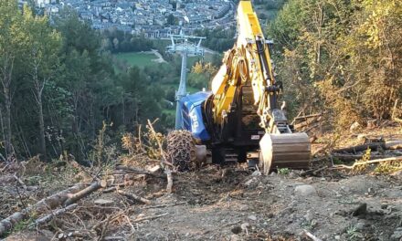 TELECABINA QUE PENJA D’UN CABLE.