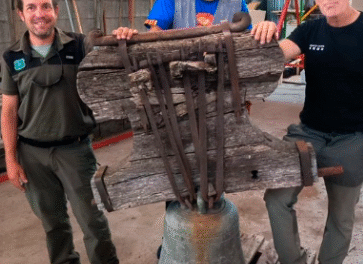 Rescaten la campana de l’església d’Erillcastell, a l’Alta Ribagorça