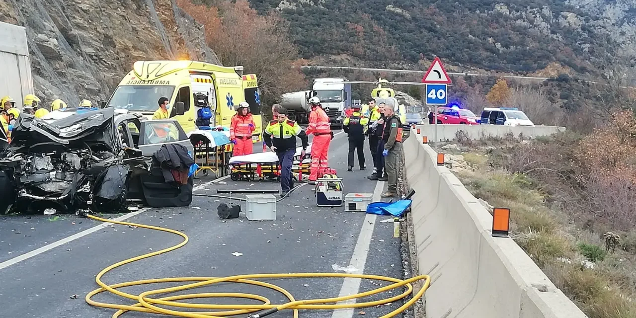L’N-230 entre Areny de Noguera i la carretera d’Escales, entre els trams amb més risc d’accident de l’Estat
