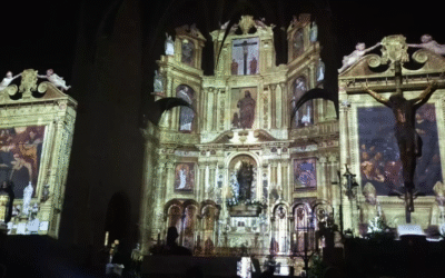 Graus recupera amb vídeo mapping el retaule desaparegut