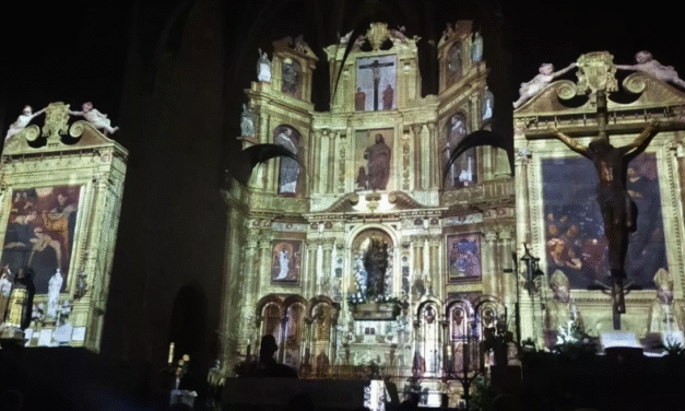 Graus recupera amb vídeo mapping el retaule desaparegut