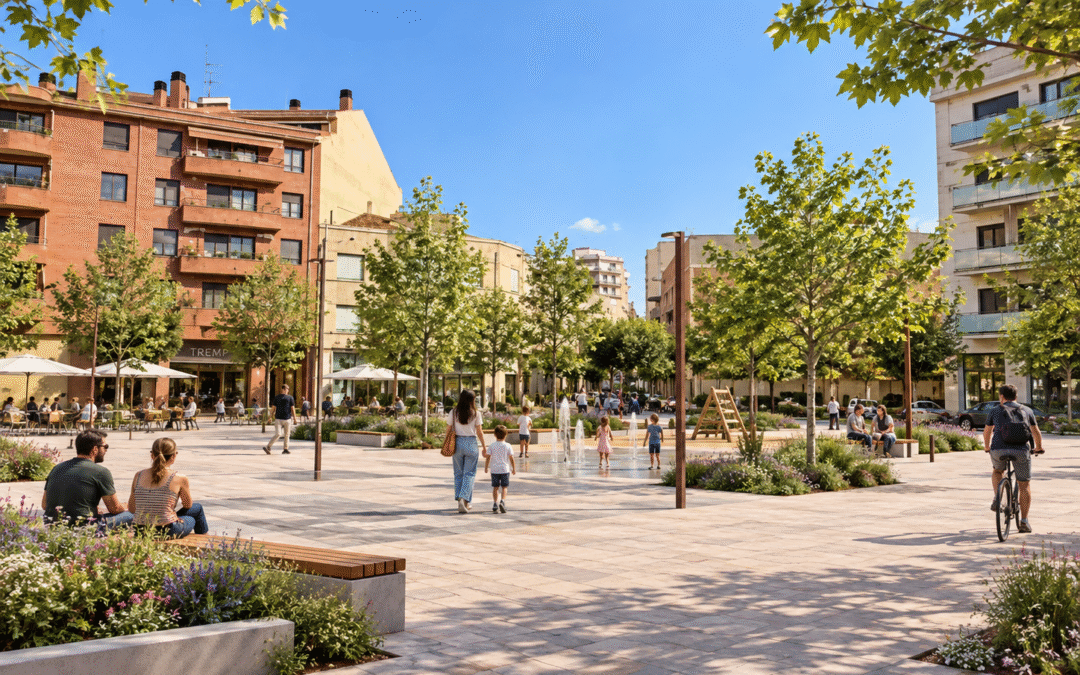 Tremp porta el redisseny de la plaça Catalunya al Palau Robert com a exemple de regeneració urbana