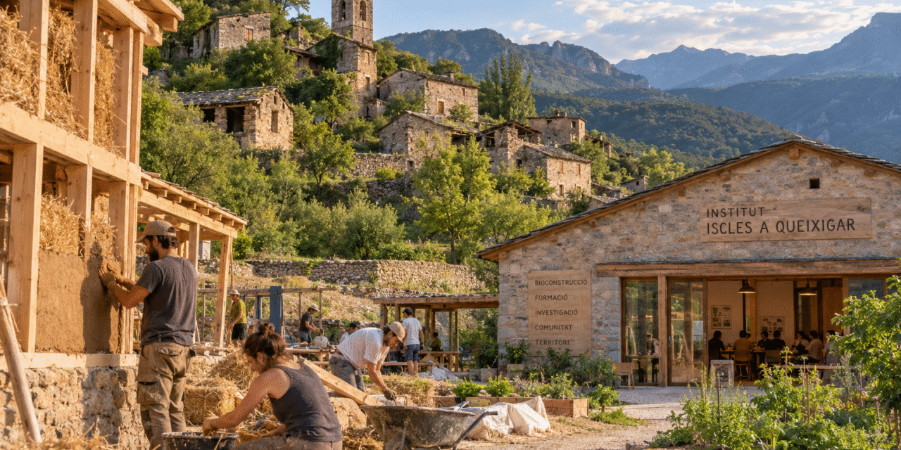 D’Iscles a Queixigar: la recuperació d’un poble abandonat dona origen a un centre internacional de bioconstrucció